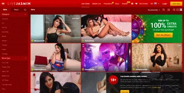 LiveJasmin - العروض الجنسية الحية والدردشة الحرة مع النماذج كاميرا رائع