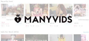 ManyVids - e-commerce community voor volwassenen en platform voor online inkomsten genereren met seks