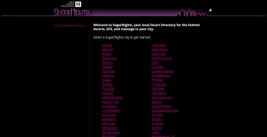 SugarNights - Catálogo de Escorts de EE.UU.